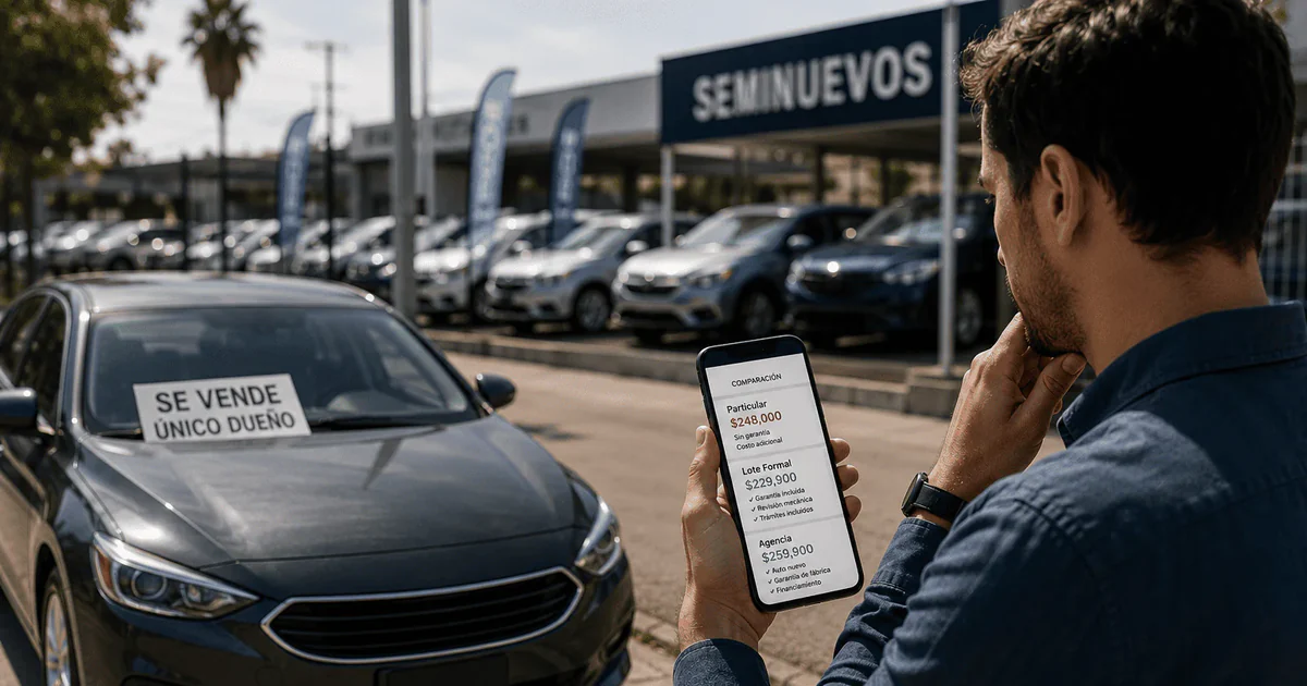 Comprar un auto a un particular puede salirte más caro