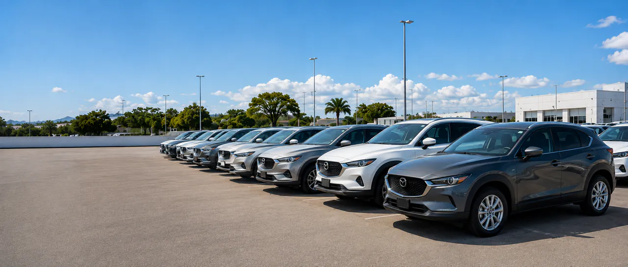 Lote de autos seminuevos seleccionados para comercialización con Seminuevos Baja